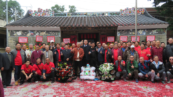 橫洲二聖宮歡慶建廟300年 6村民眾同祭祀 筵開70圍盆菜宴