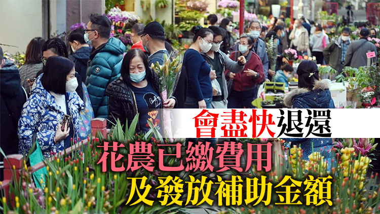 陳肇始：取消花市後 花墟等地或有需要進行人流管制