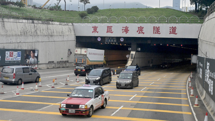 東隧周日早上5時起實施易通行 零時起分階段封路