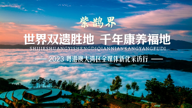 有片 | 秋見紫鵲界梯田 品味梅山文化——2023粵港澳大灣區主流媒體湖南行