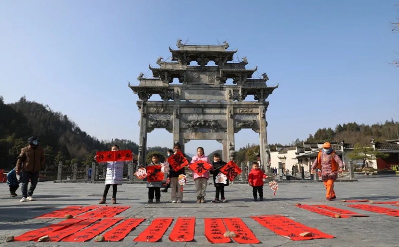 高鐵直達很快捷  就到黟縣過大年