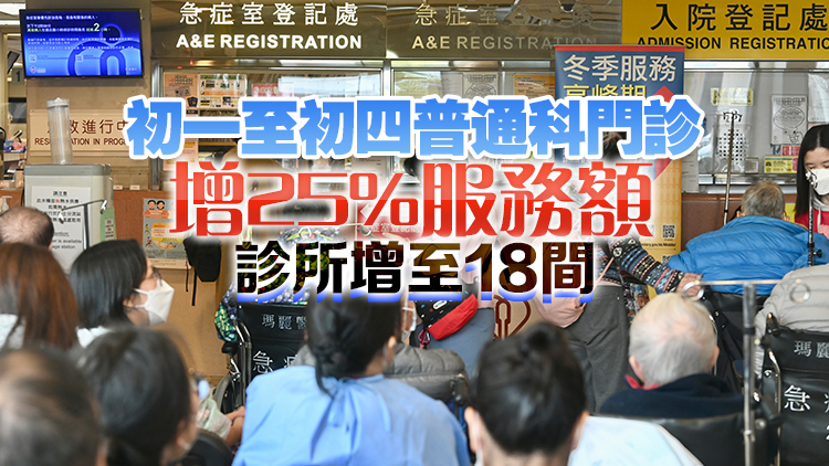 2月9日至18日急症室次緊急及非緊急病人登記24小時後未應診可申請退款