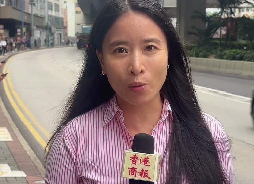 有片丨採訪過2019年修例風波 港媒一姐：美國校園示威美麗風景線？