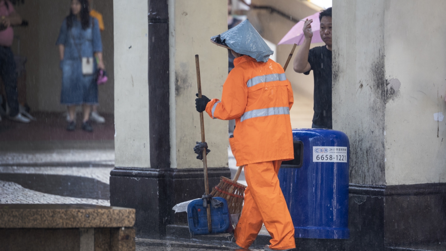 澳門發布黑色暴雨警告信號