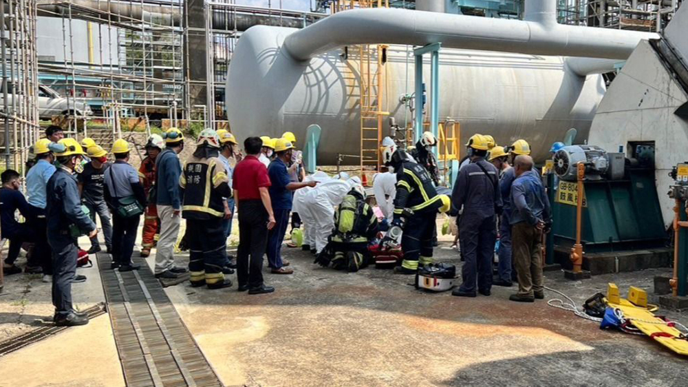 台媒：桃園煉油廠硫化氫外洩 現場1人無生命跡象