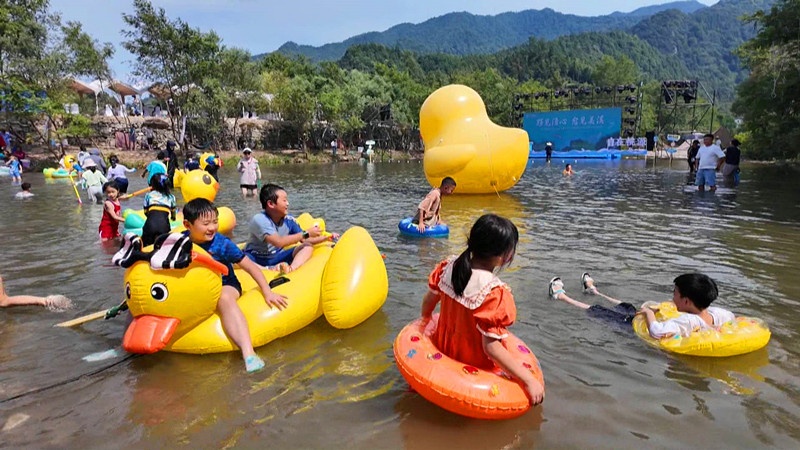 皖黟縣：水上休閒成美溪文旅新IP