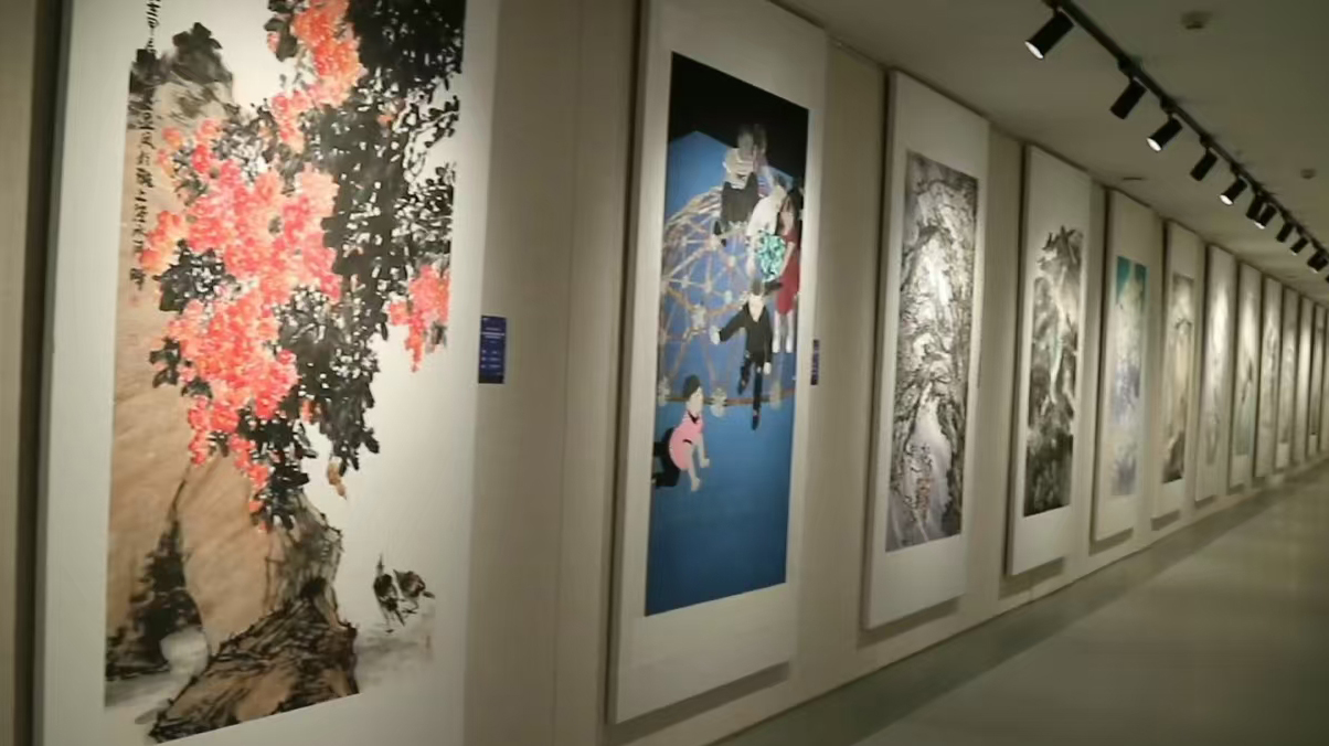 甘肅省畫院美術館聯盟美術書法作品聯展蘭州開展