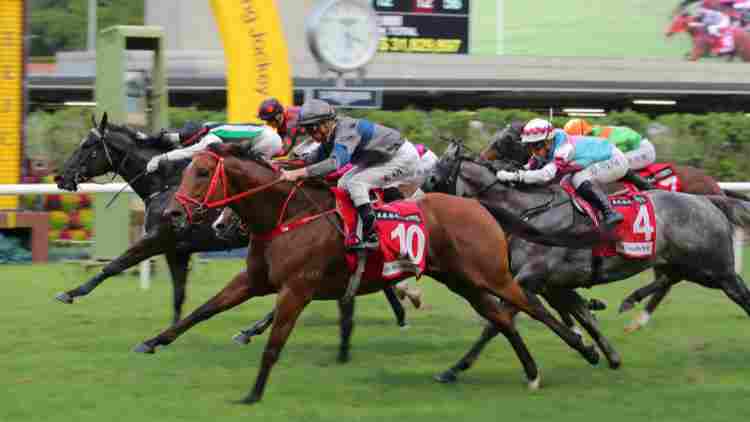 有片 | 愛駒馬力一出即勝 馬會主席利子厚同太太開心拉頭馬