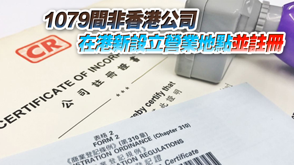 公司註冊處：2024年新成立本地公司逾14.5萬間