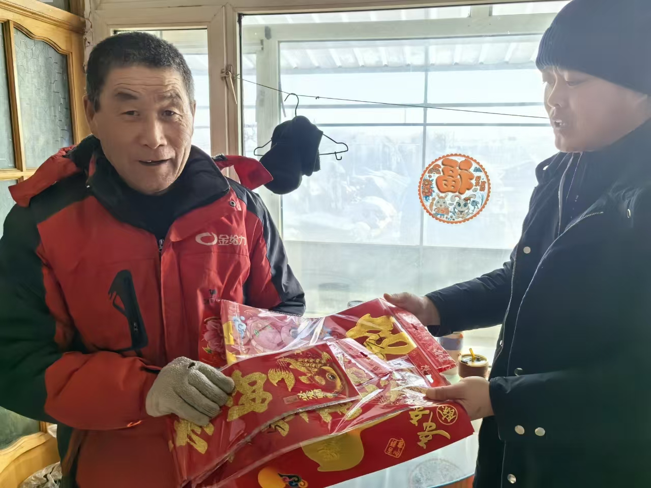 黑龍江饒河縣大佳河鄉：關愛退役軍人 幸福滿滿過新年