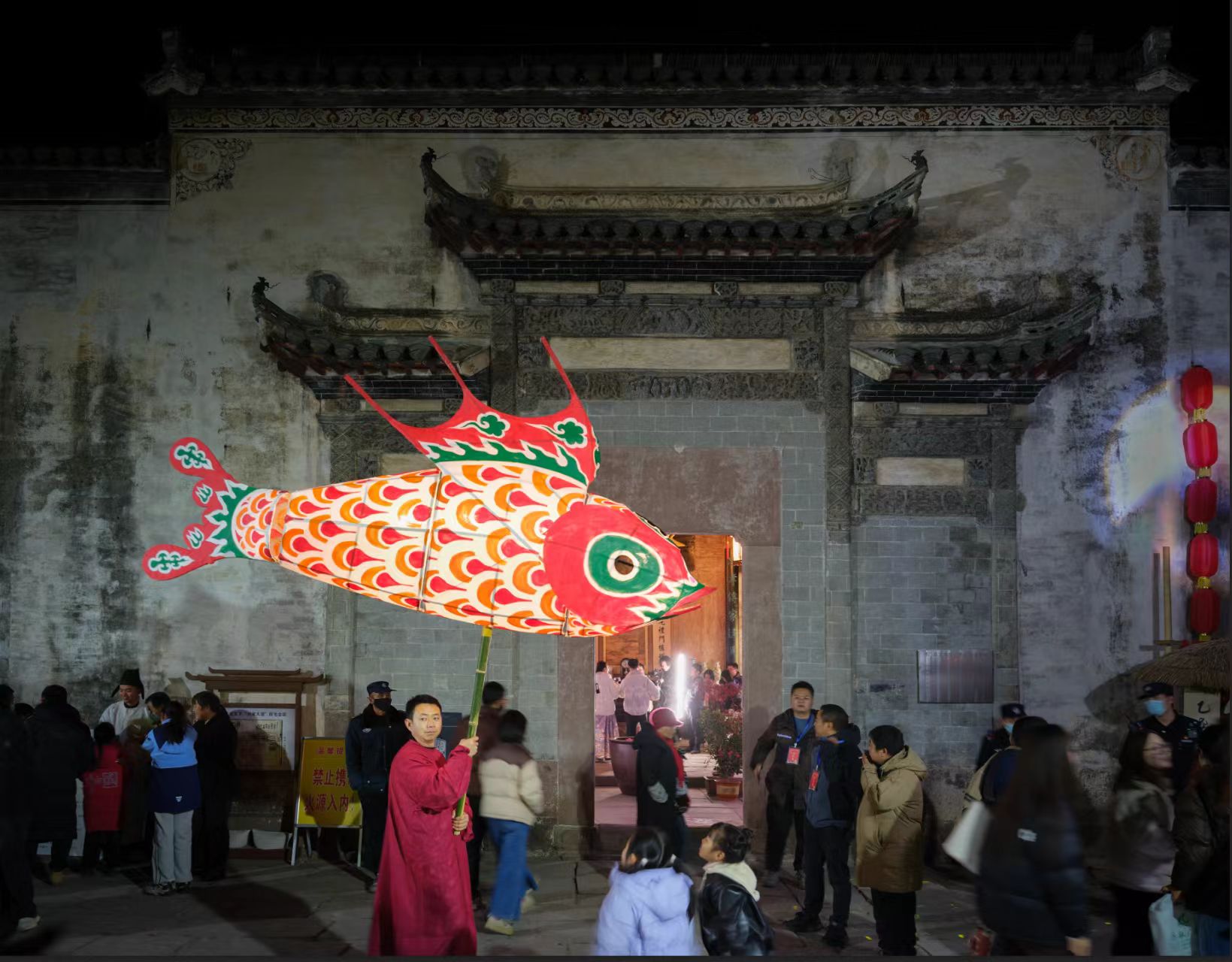 蒸肉絲糕做字豆糖品祁門紅茶  皖祁門「非遺大餐」年味滿滿