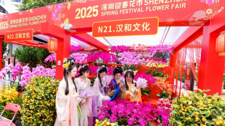  2025福田·節日廣場花市首日喜迎30萬人次