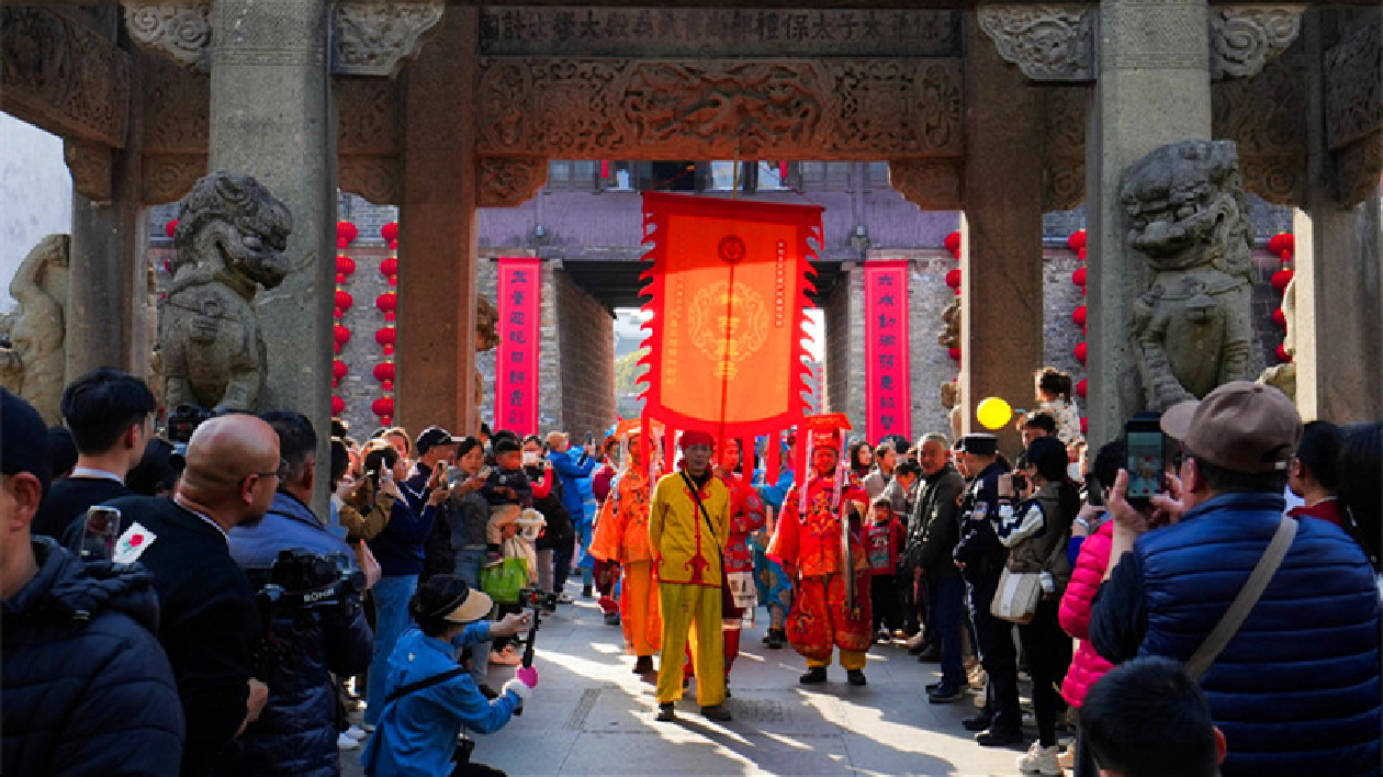 有片|皖歙縣：文化節+藝術季 非遺民俗鬧新春