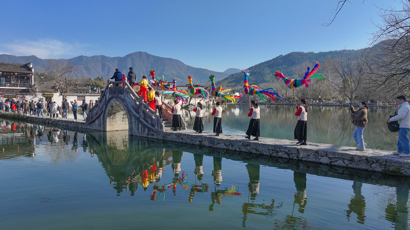 皖黟縣：文旅大餐 年味滿滿