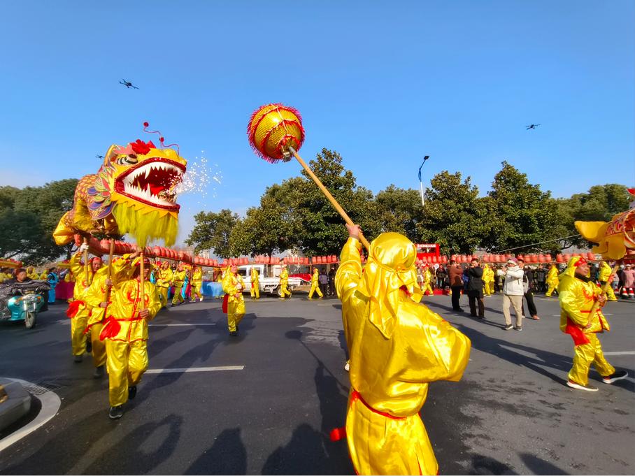 皖徽州區：非遺展演鬧「上九」 民俗傳承年味濃