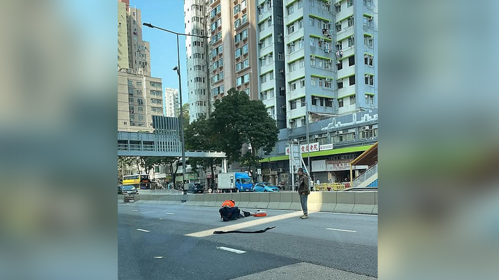 香港仔途人倒臥馬路 疑遭車撞倒昏迷送院