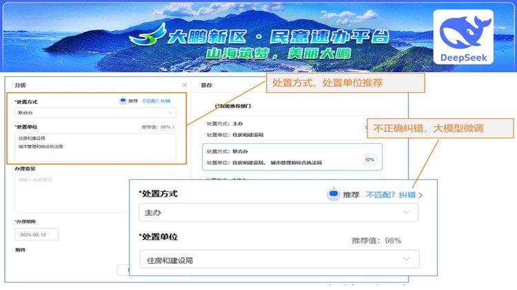 深圳大鵬政務開啟DeepSeek「腦機接口」全新模式