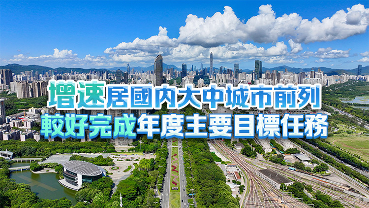 深圳2024年GDP達3.68萬億元 按年增長5.8%